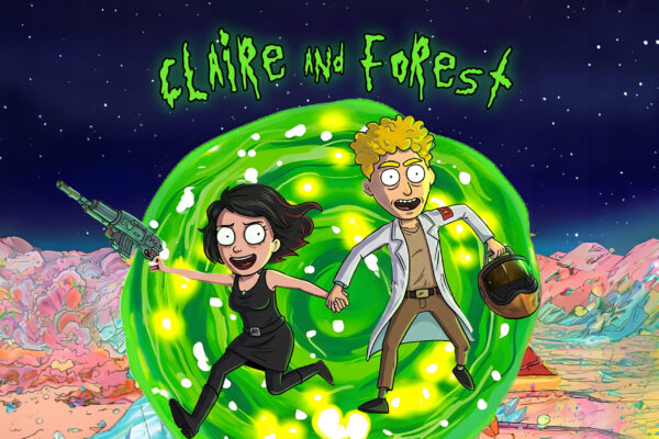 Personalized Rick and Morty Portrait