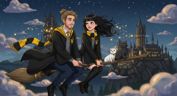 Personalized Harry Potter Portrait - Image 2